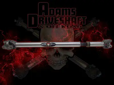Adams Driveshaft Off Road Adams Driveshaft Front Extreme Duty Solid 1310 CV Driveshaft - TJ Non Rubicon
