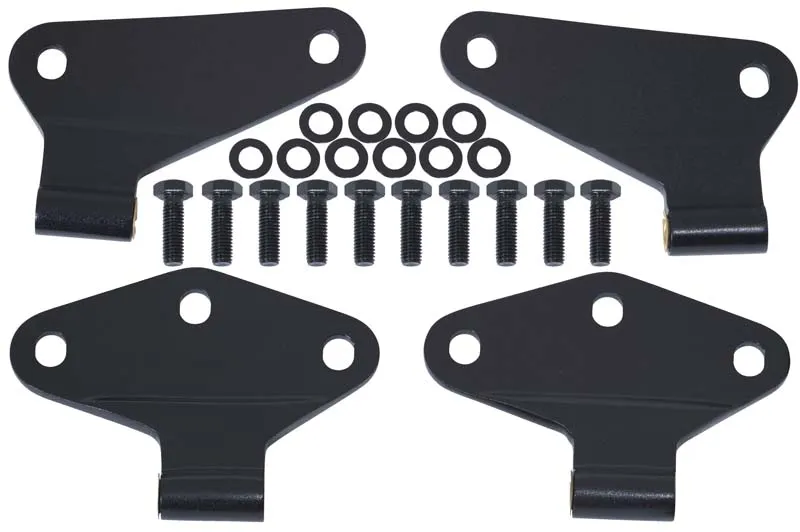 Jeep JK Body Door Hinge Set 4 Pieces 2 Door 07-18 Wrangler JK Textured Black Kentrol product image
