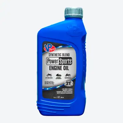 VP Racing Fuels VP Racing Fuels 2943 VP Powersports 2T Semi-Synthetic Engine Oil QT