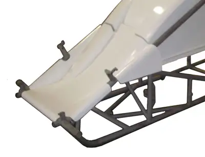 Triple X Race Components Dual Duct Inside Rail Nose