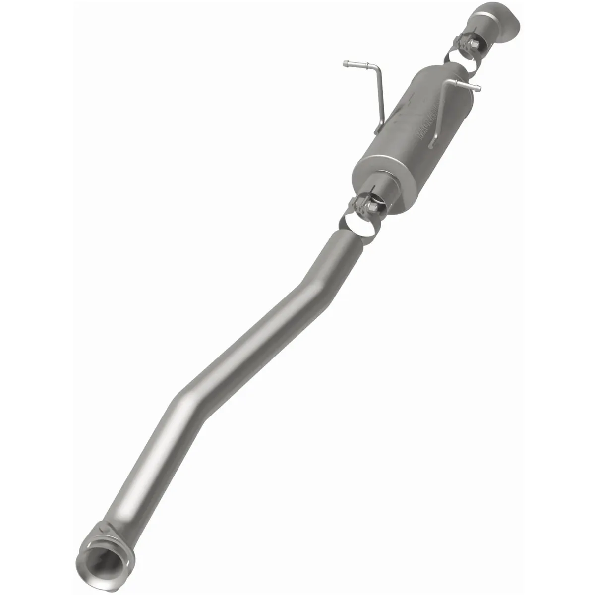 98-10 Ford Ranger EC/CC 3.0/4.0 Cat-Back System featuring 2.5in stainless steel piping and a 3in stainless steel Turn Down tip product image
