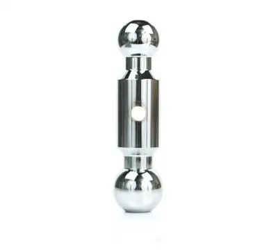 Weigh Safe 180 Hitch Chrome Plated 17/8inx 2in Combo Ball (7.5k/10k Gross Tongue Weight Rating)