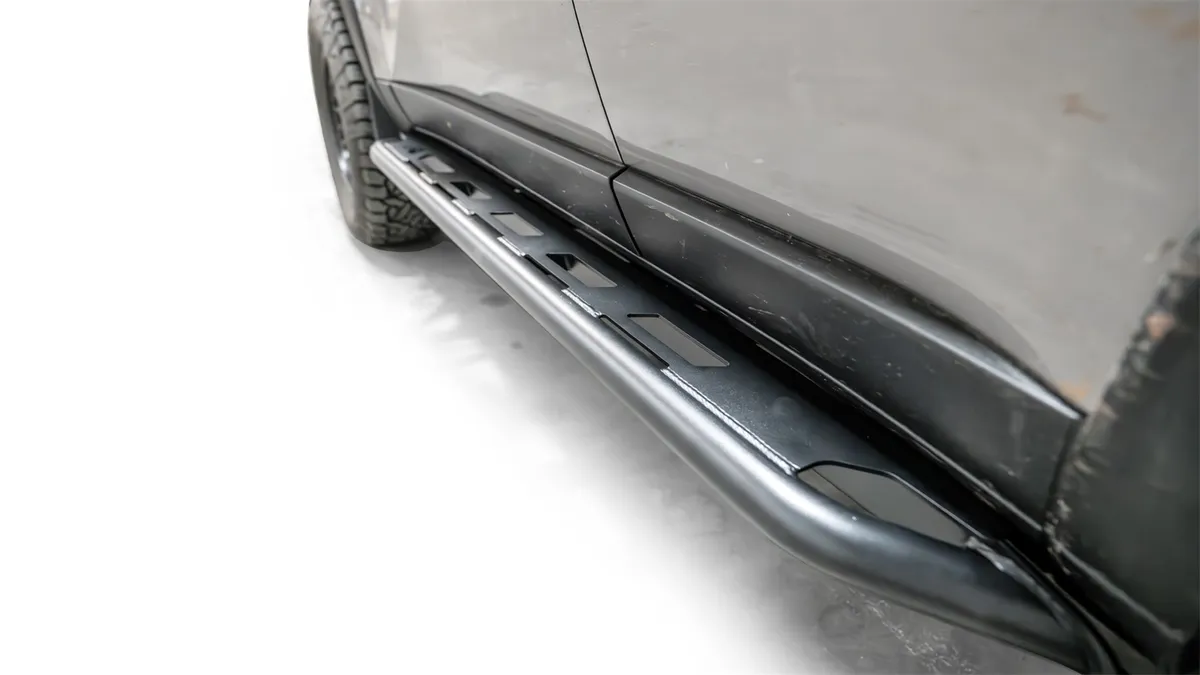 Rock Slider; Premium; Plate Steel; Carbon Black Powdercoat; product image