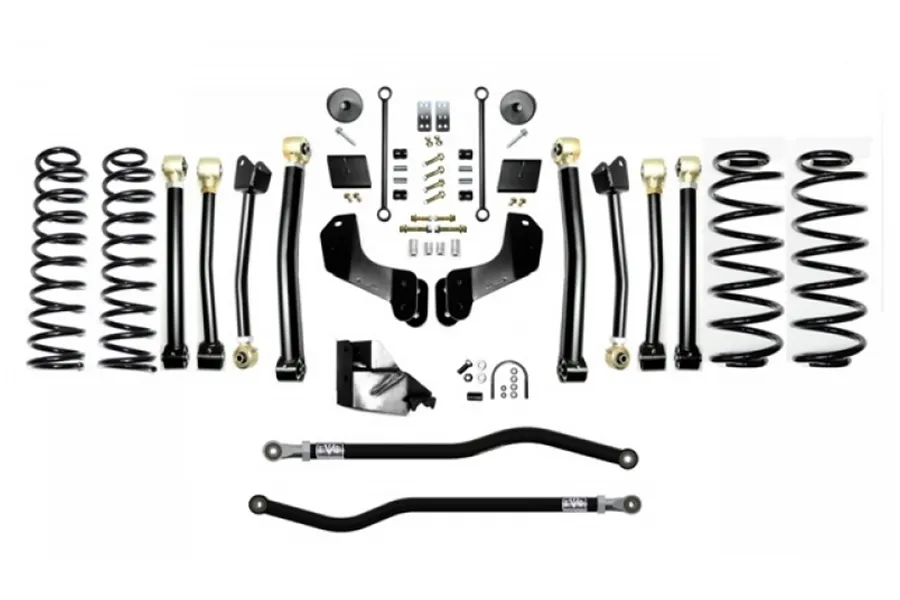 EVO Manufacturing EVO Manfacturing 4.5in Enforcer Overland Lift Kit, Stage 4 Plus - no Shocks - JL