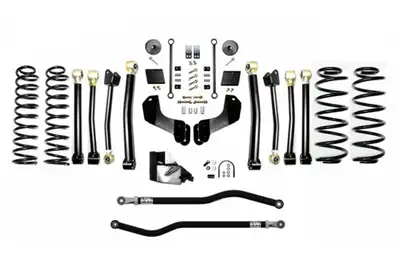 EVO Manufacturing EVO Manfacturing 4.5in Enforcer Overland Lift Kit, Stage 4 Plus - no Shocks - JL
