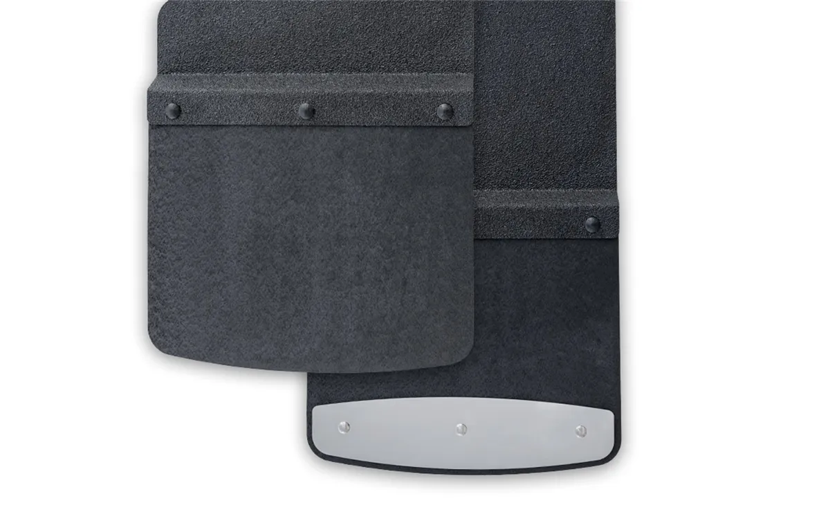 ROCKSTAR™ Mud Flap; Hybrid Splash Guard; For Use w/Pickups/SUVs; 24 in. Wide x 13 in. Long; Set Of Two; product image