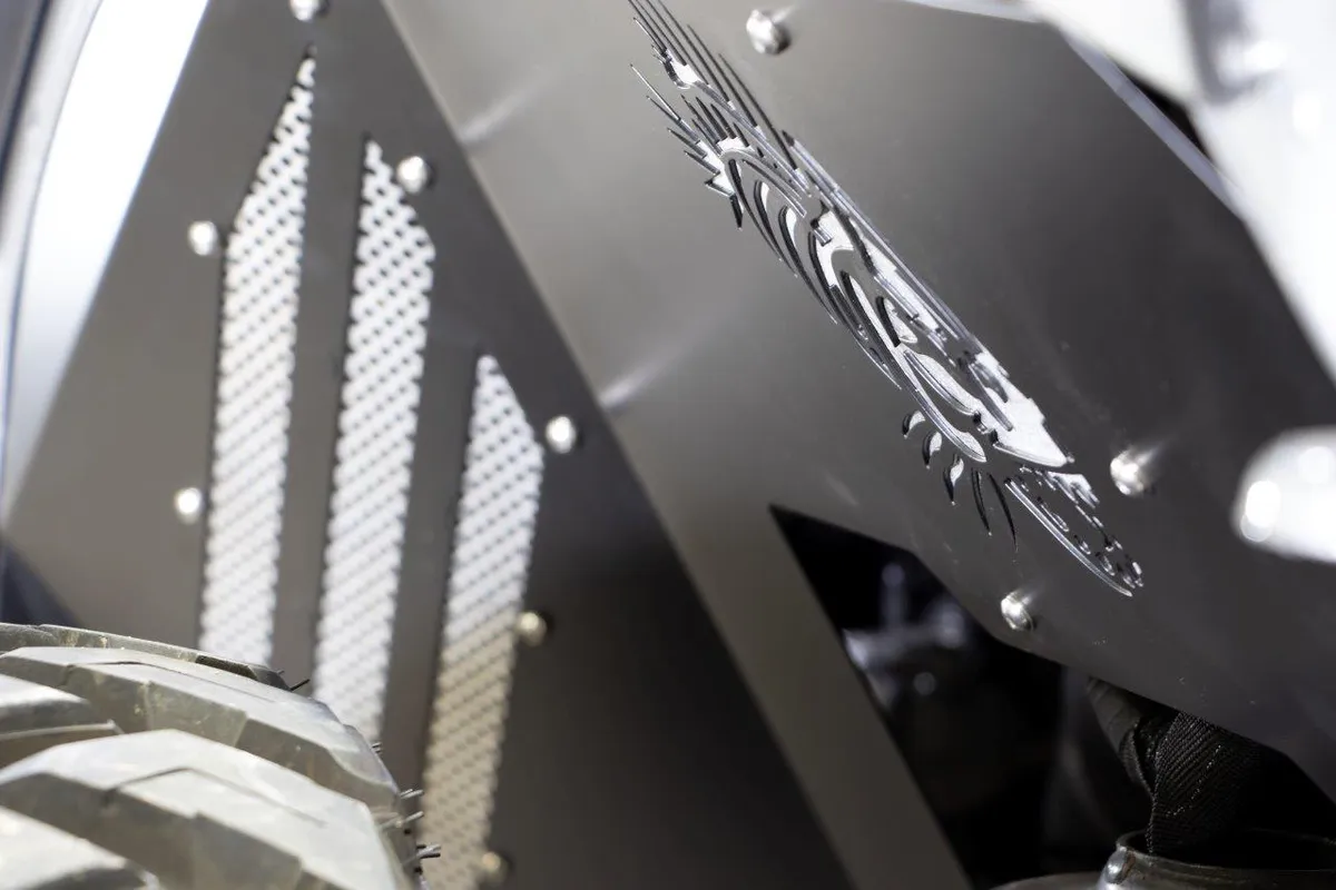 Fishbone Offroad RAW Aluminum Inner Fenders for 2018 & Up Jeep Wrangler/Gladiator FB33192F product image