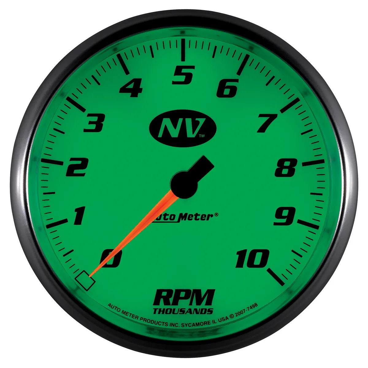 Gauge, Tachometer, 5", 10k RPM, In-Dash, NV product image