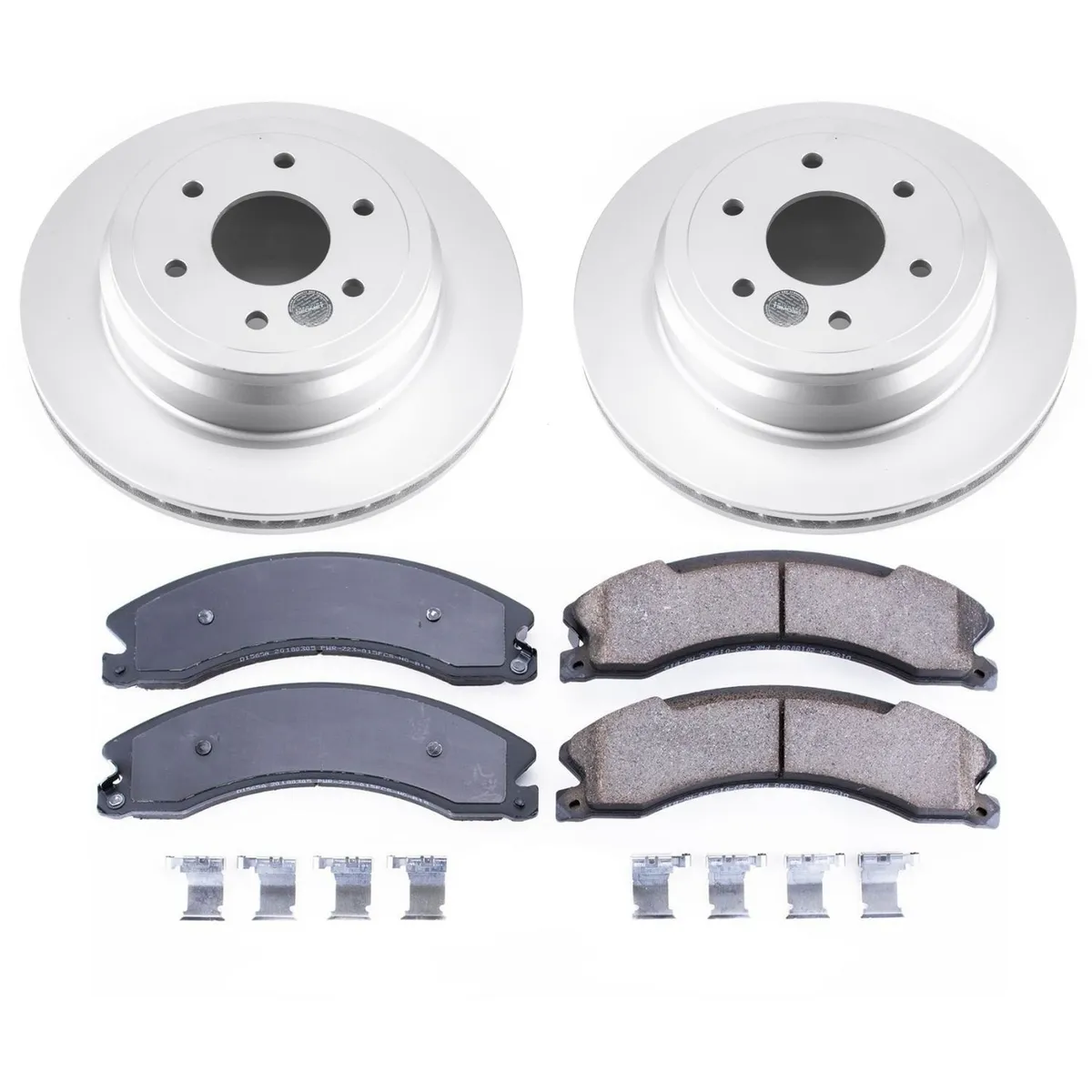 Z17 Geomet Coated Rotor Kit: Genuine Geomet Fully Coated Rotors; Ceramic Pads W/Hardware product image