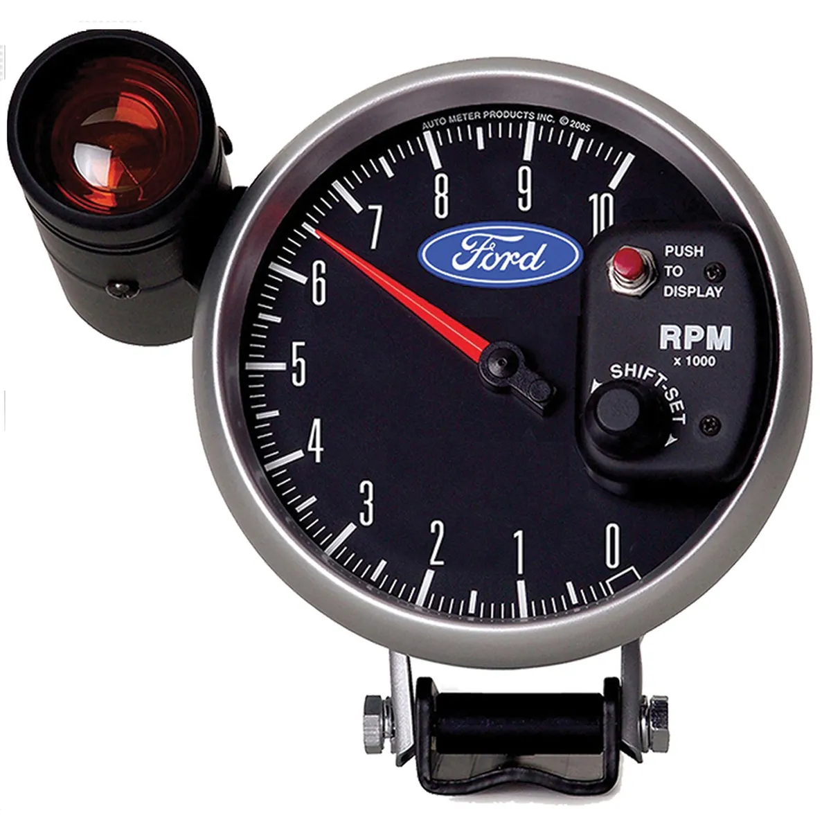 Gauge Tachometer 5in 10k RPM Pedestal w Ext. Shift-Lite Ford product image
