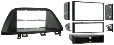 Metra Electronics Turbokits; Radio Installation Kit; Incl. Instructions/Hardware/Storage Pocket/Snap-In Iso Mount System W/Custom Trim Ring; Recessed Din Opening/High-Grade ABS Plastic;