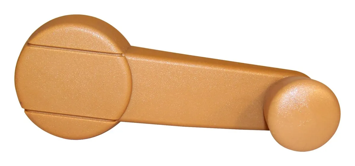 Crown Automotive Jeep Replacement 83505122 Window Handle for Jeep 84-96 XJ Cherokee, MJ Comanche, 93-96 ZJ Gr Cherokee, Tan product image