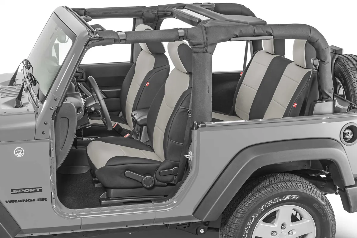Wrangler JK Seat Cover for 13-18 Jeep JK Gray Neoprene Pair Diver Down product image