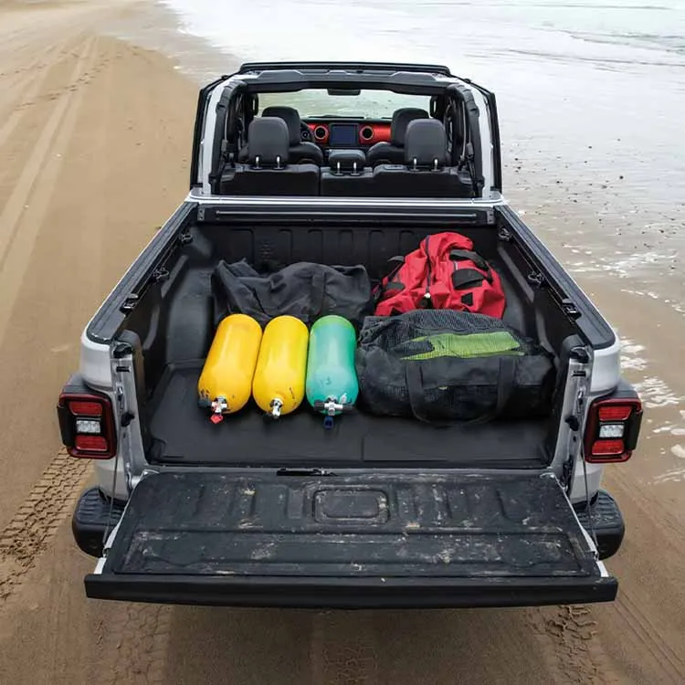 Anti-slip TPE Truck Bed Mat for Jeep Gladiator JT product image
