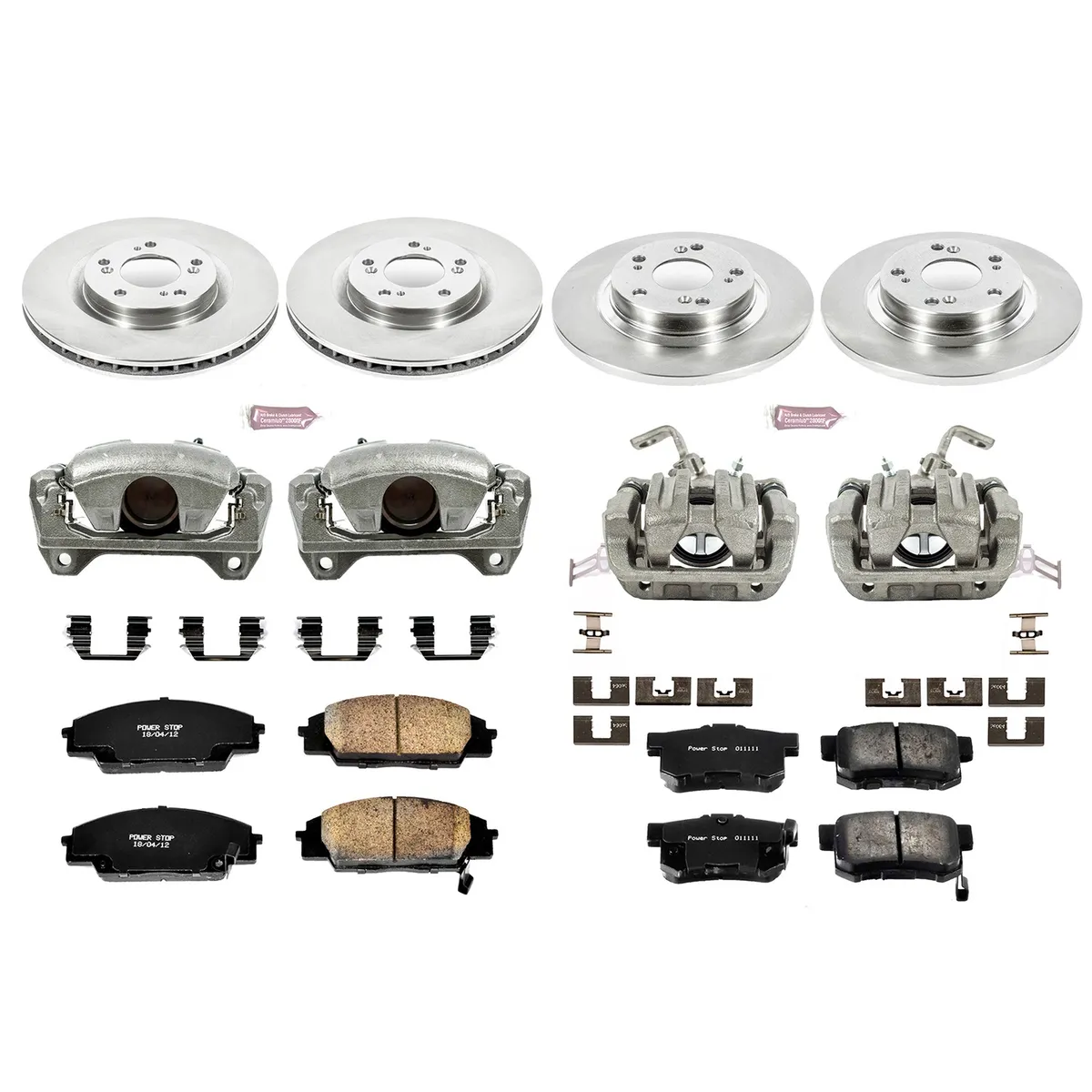 Z17 Direct Replacement Kit: Rotors; Ceramic Pads; Calipers product image