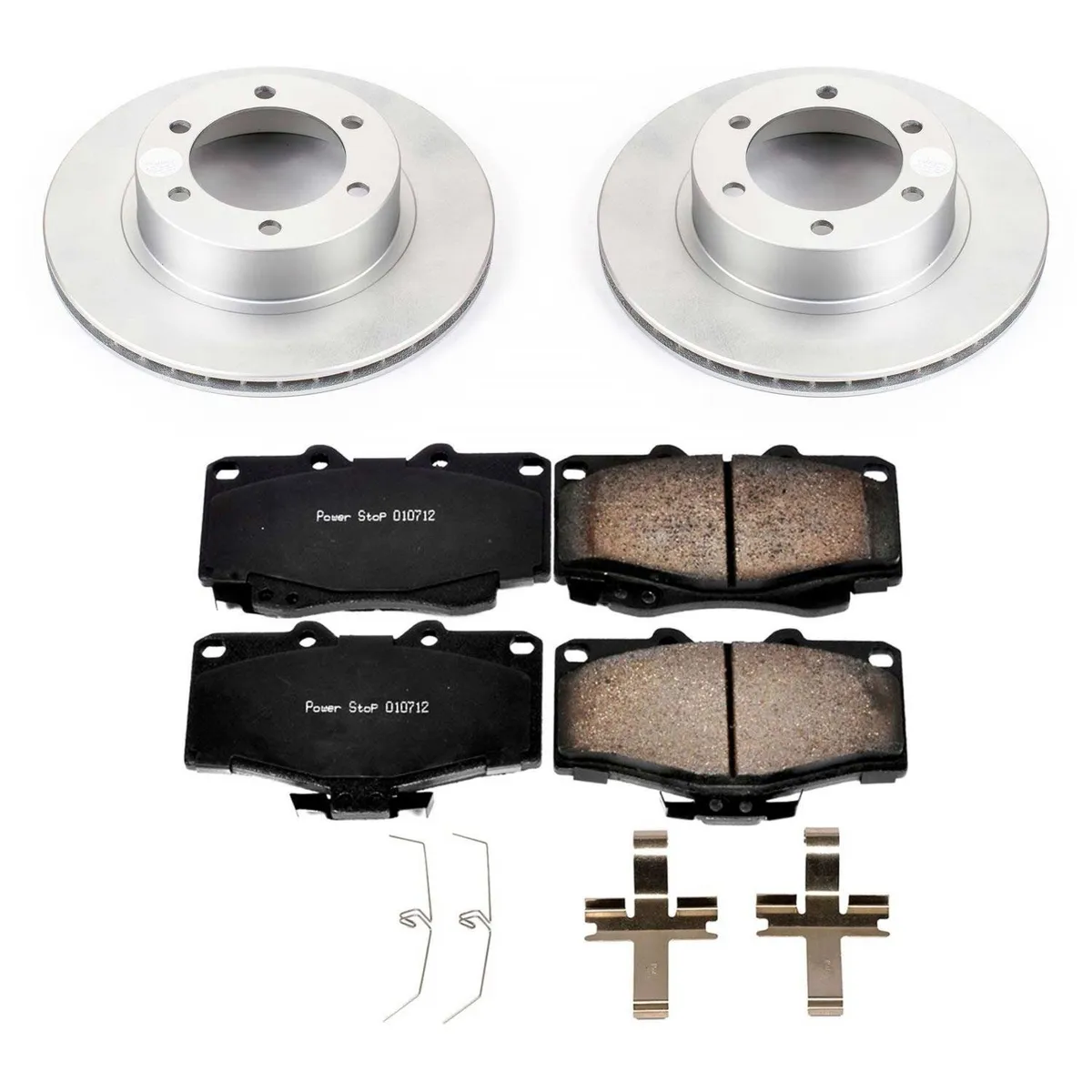 Z17 Geomet Coated Rotor Kit: Genuine Geomet Fully Coated Rotors; Ceramic Pads W/Hardware product image
