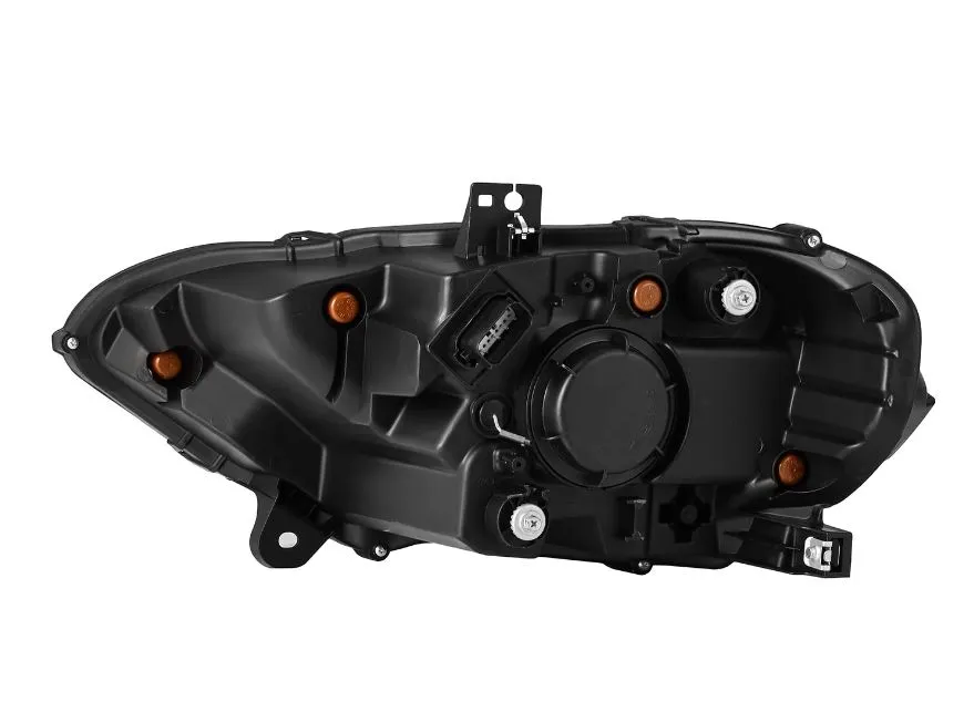 LED Projector Headlights Alpha-Black w Activation Light Sequential Signal Switchback DRL product image