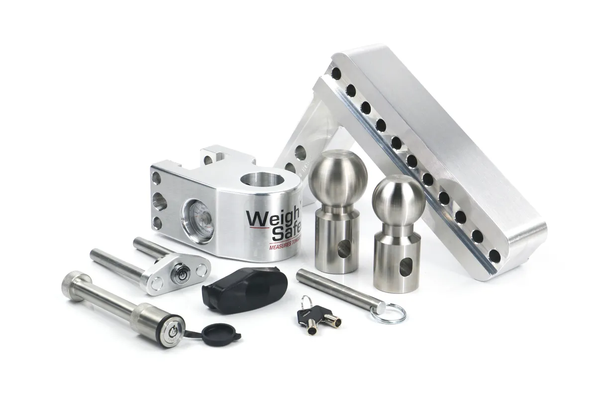 8in Drop Hitch With 2in Shank (10k/12.5k Gross Tongue Weight Rating) With Ws05 Keyed Alike product image