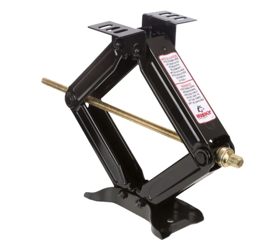 Husky Towing 88135 Scissor Mechanical 5000 LB Capacity 20 Height Powder Coated Black Steel Single product image