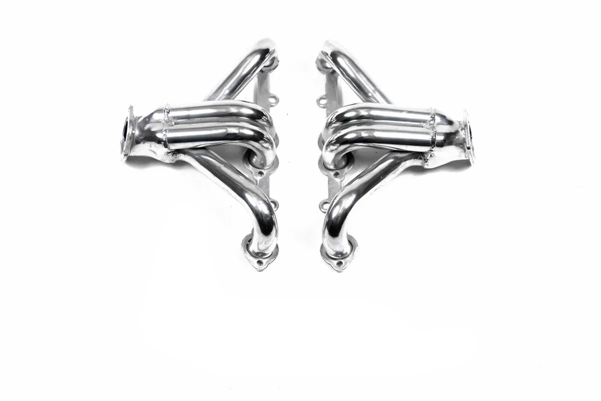 FlowTech SBC Block Hugger Headers - Coated