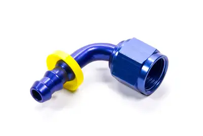 Fragola Performance Systems #8 Nut x 6an 90 Deg Pushlite Hose End For Fuel Cell Conversion