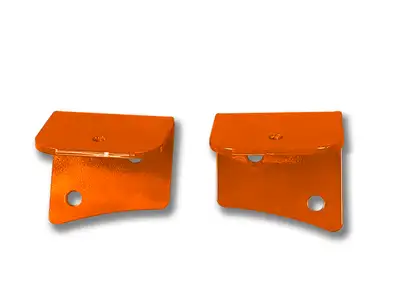 Steinjager Exterior Accessories 2007-2018 Light Mounts Lower Windshield Fluorescent Orange