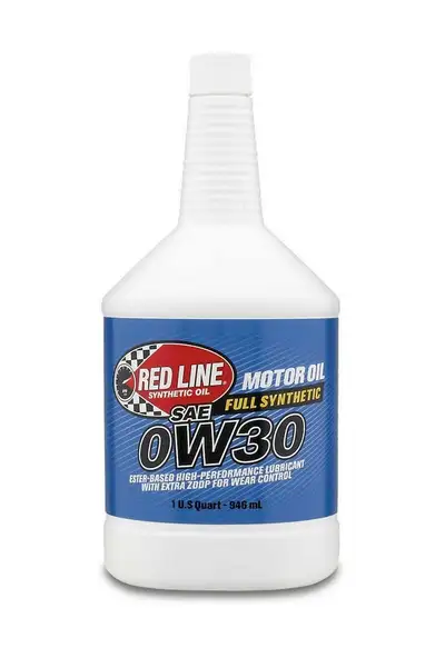 Red Line Oil SAE 0W30 Synthetic Motor Oil 1 Quart Red Line Oil