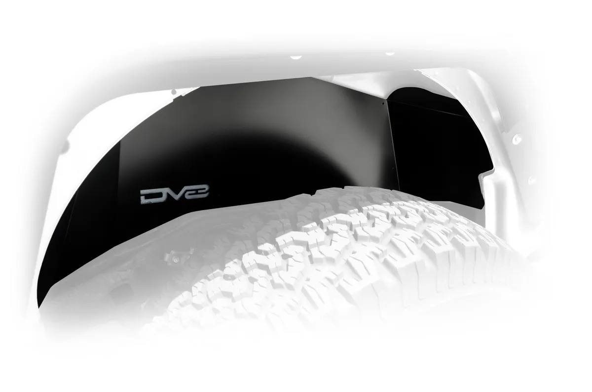 DV8 Offroad Aluminum Rear Inner Fenders Black - JK product image