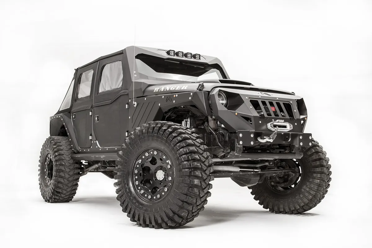 0718 Jeep JK Front Replacement Fender Matte Black product image