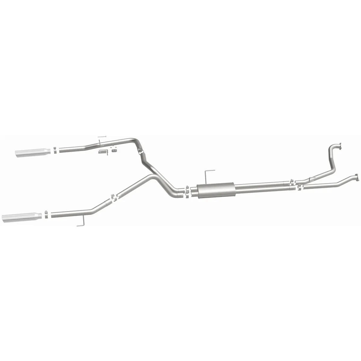 MagnaFlow 2007-2015 Nissan TITAN 5.6L Street Series Cat-Back Performance Exhaust System 15582 product image