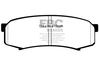 EBC Brakes EBC Brakes UD606 Ultimax OEM Replacement Brake Pads