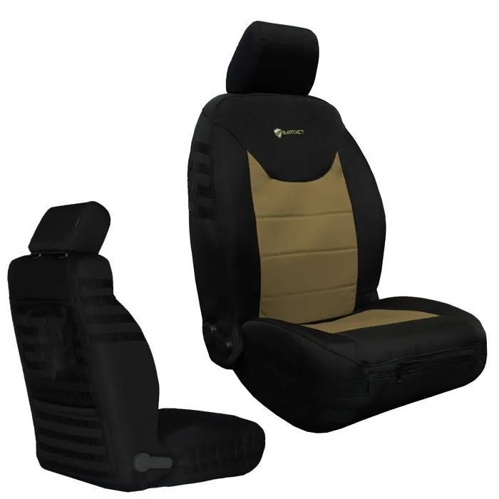 Front Tactical Seat Covers For Jeep® Wrangler JK & Jku 2013-18 Bartact (Pair) w/ Molle - SRS Air Bag Compliant product image