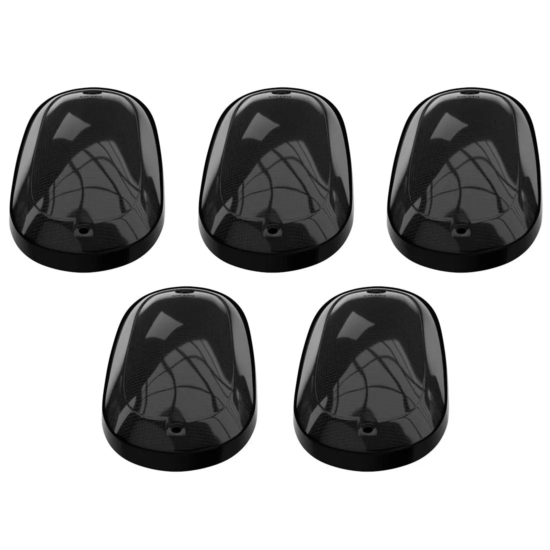 Dodge 03-19 Heavy-Duty 2500 and 3500 5-Piece Set Clear Cab Roof Light Kit with White and Amber Strobe LEDs and White o product image