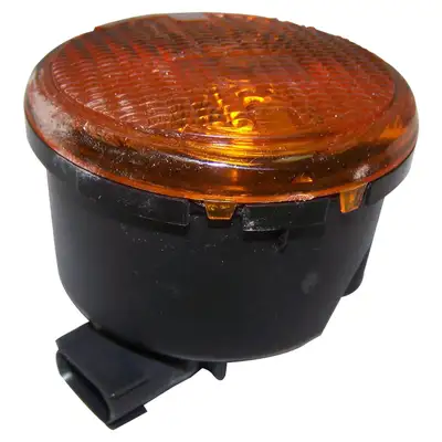 Crown Automotive Jeep Replacement Crown Automotive Jeep Replacement 55077884AD Right Front Park and Turn Signal Lamp, Amber w/ Clear Bulb for 07-13 JK Wrangler