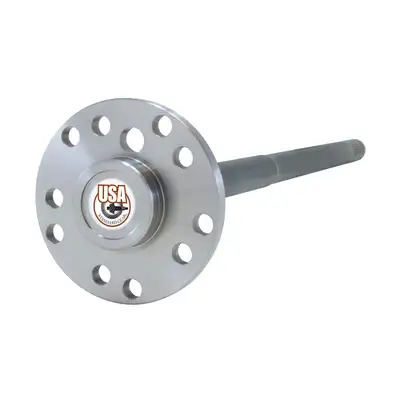 Yukon Gear And Axle Chromoly Rear Axle Dana 44 Diff JK Rubicon Left Hand 32 Spline 31-1/4 Long D44 32 Spline 4340 JK Rubicon 31-1/4 Inch Left Hand Double Drilled Rear Axle Yukon Gear