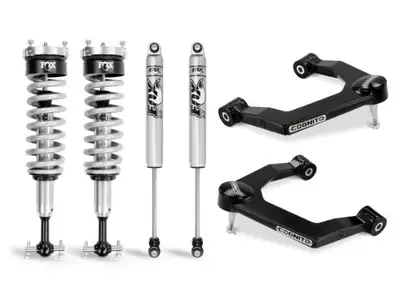 Cognito Motorsports Truck Cognito 3-Inch Performance Ball Joint Leveling Kit With Fox PS Coilover 2.0 IFP Shocks for 2019-2024 Silverado/Sierra 1500 2WD/4WD