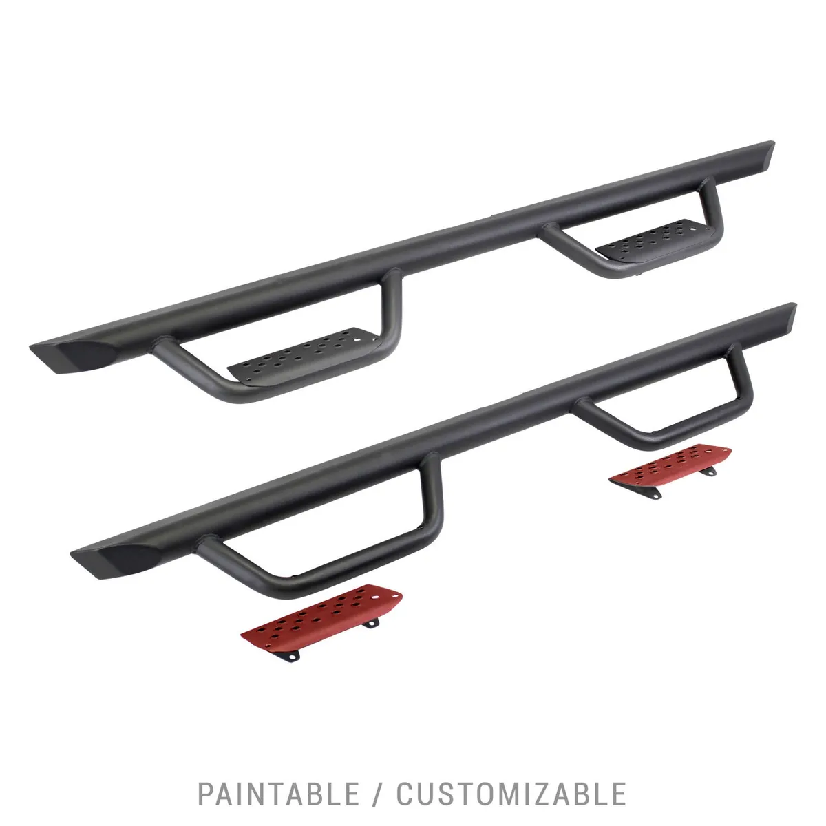 Go Rhino D224235T - Dominator Xtreme D2 Side Steps with Rocker Panel Mounting Bracket Kit - Textured Black product image