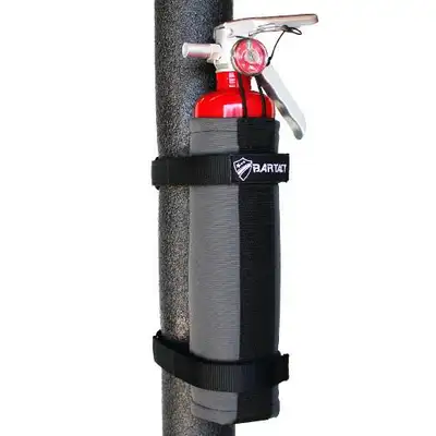 Bartact Fire Extinguisher Holder Roll Bar Mount For 2.5 LB Fire Extinguisher Pals Molle Compatible Bartact Graphite