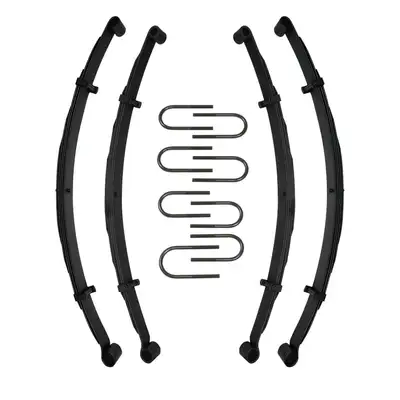 Skyjacker Lift Kit 2-2.5 Inch Lift Includes Front/Rear Leaf Springs Front/Rear Bushing Kits Front/Rear U Bolt Kits 76-83 Jeep CJ5 76-86 Jeep CJ7 81-85 Jeep Scrambler Skyjacker