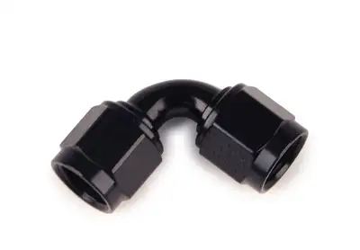 Fragola Performance Systems #8 90-Degree Female Couple Fitting Black