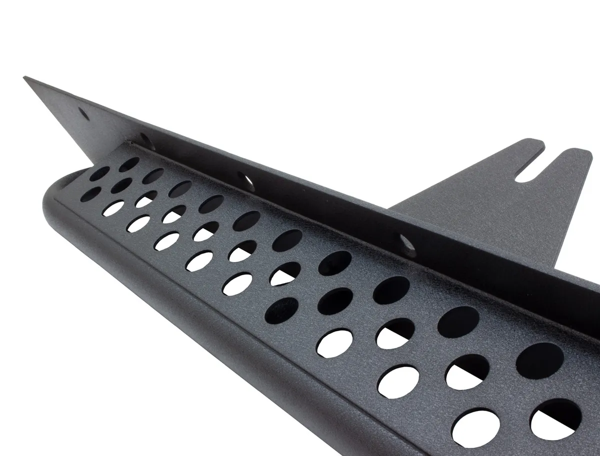Black textured powder coat, 3/16 in. steel, 2in. Diameter, .120 wall tubing, Stainless steel hardware product image
