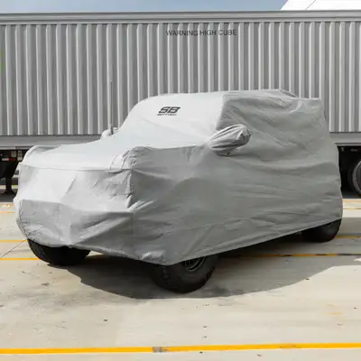 Smittybilt Full Car Cover w/ Storage Bag, Lock & Cable - Gray (21+ Bronco 2DR)