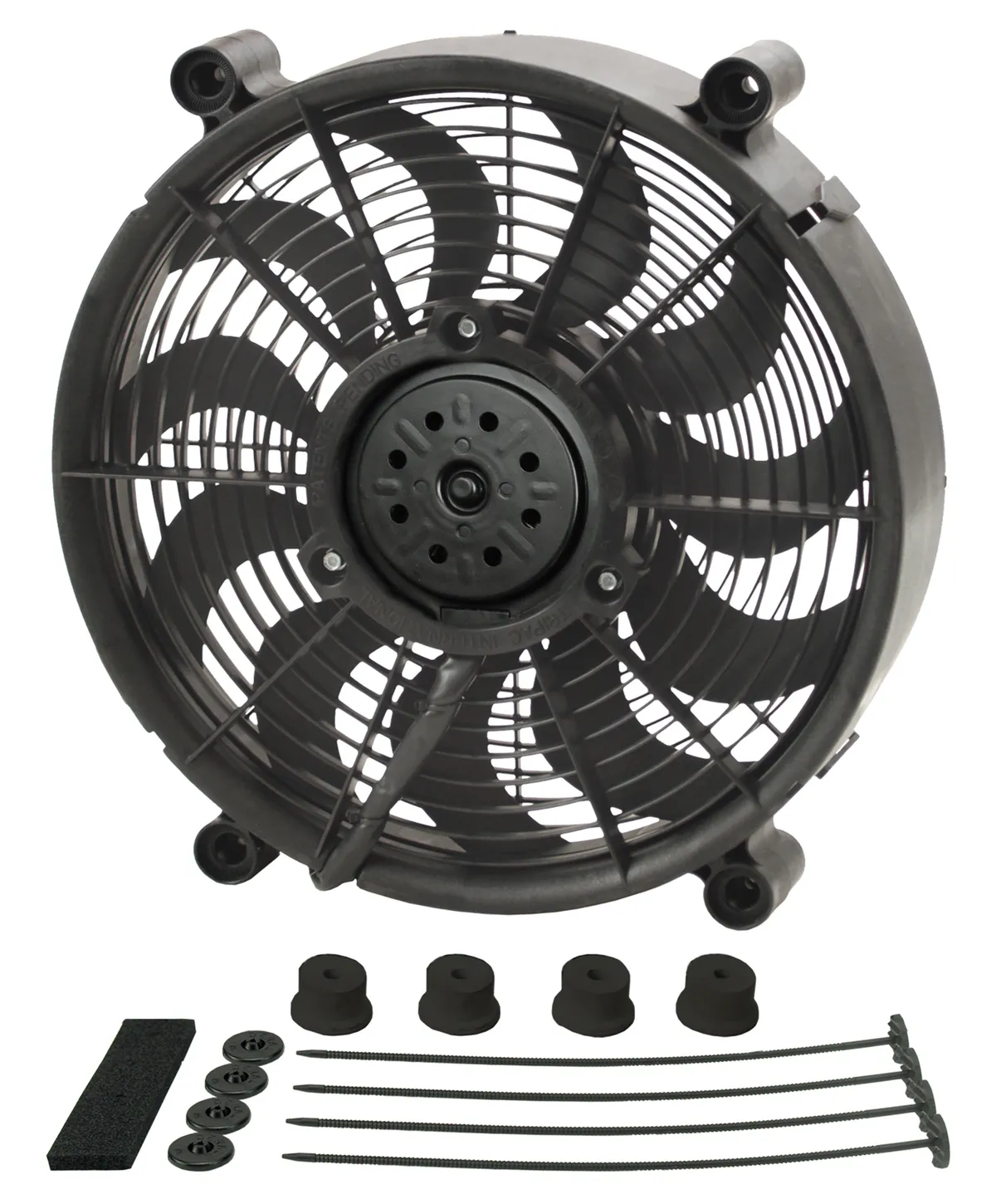 12 High Output Single RAD Pusher/Puller Fan with Standard Mount Kit product image