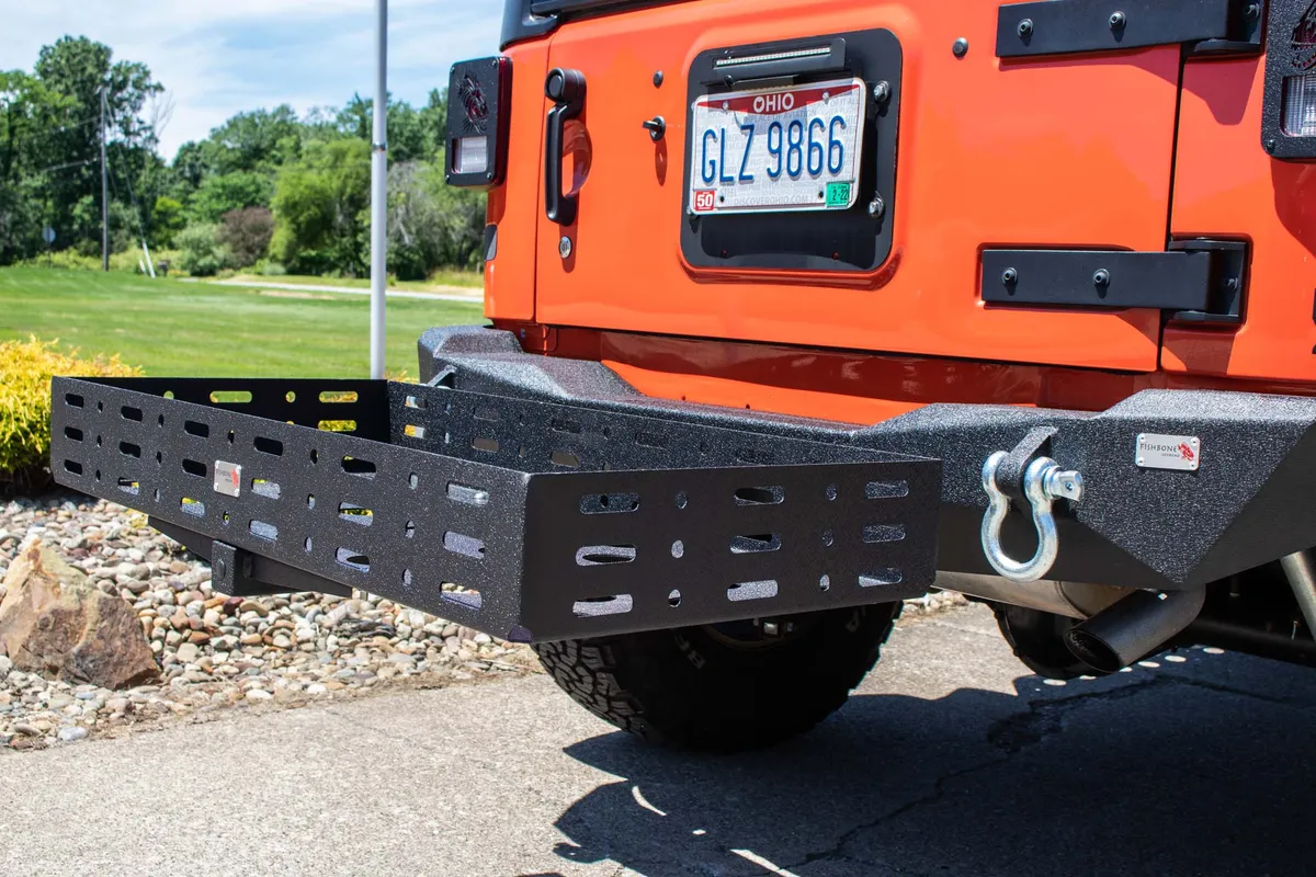 8-gauge steel, Black powder coat, Stainless Steel hardware, 40 in. long x 19 in. wide product image