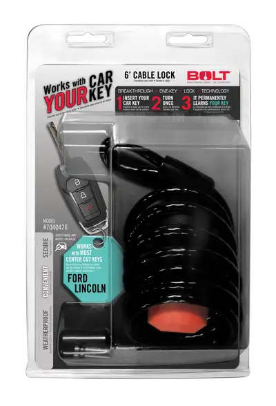 BOLT BOLT 6Ft. Cable Lock Ford Center Cut