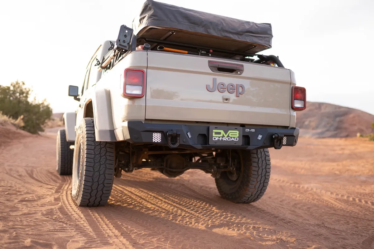 2023 Gladiator Mto Series Rear Bumper Black product image
