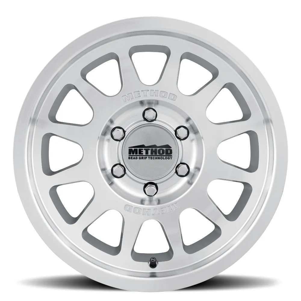 MR703 Bead Grip 17x8.5 0mm Offset 6x135 87mm Centerbore Machined - Clear Coat product image
