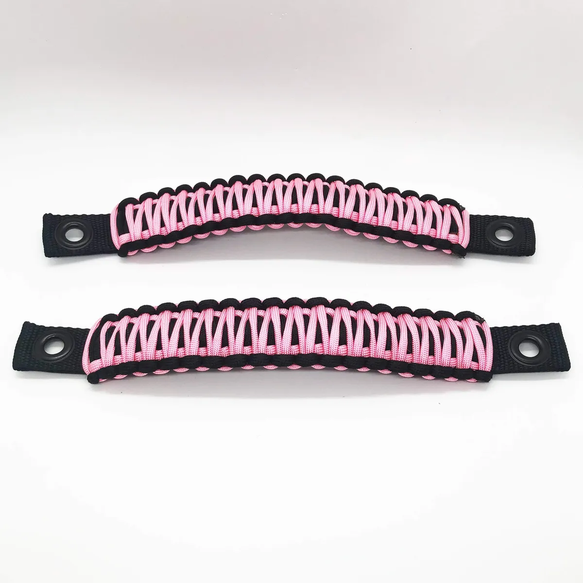 TJ Door Handles, Paracord Jeep® Grab Handles for Jeep Wrangler TJ & LJ 97-06 - Interior Door Pull Handles 550 Paracord Grab Handles w/ Grommets (PAIR) | Bartact® product image