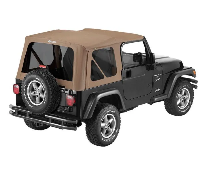 Spice Supertop NX Supertop NX Complete Replacement Soft Top Jeep 97-06 Wrangler; Except Unlimited; No doors included; Tinted side and rear windows product image