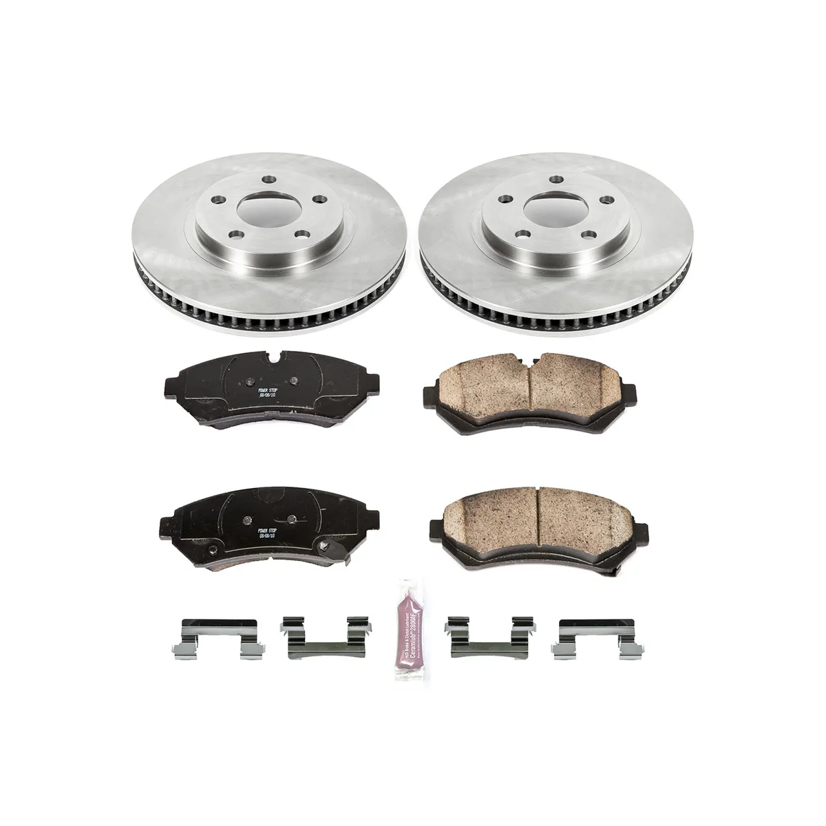 Z17 Direct Replacement Kit: Rotors; Ceramic Pads W/Hardware; Pad Sensors product image